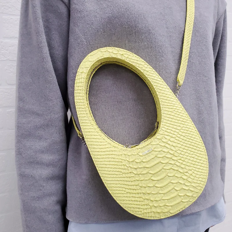 COPERNI YELLOW CROC SWIPE BAG