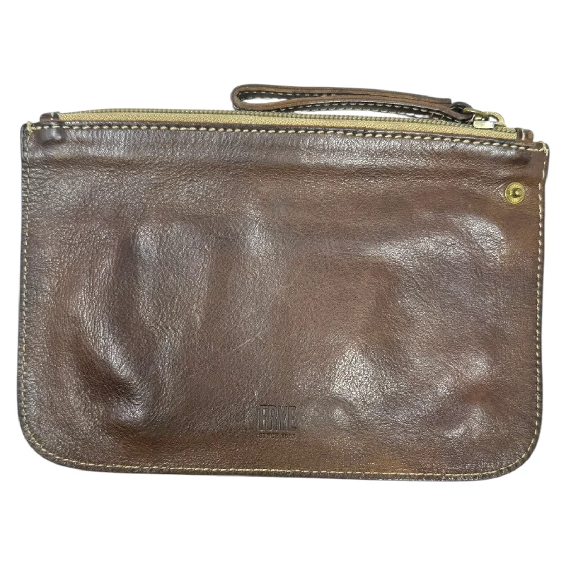 Leather Wristlet Designer By Frye, Size: Small