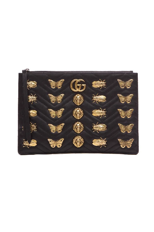 Marmont Animal Stud Wristlet