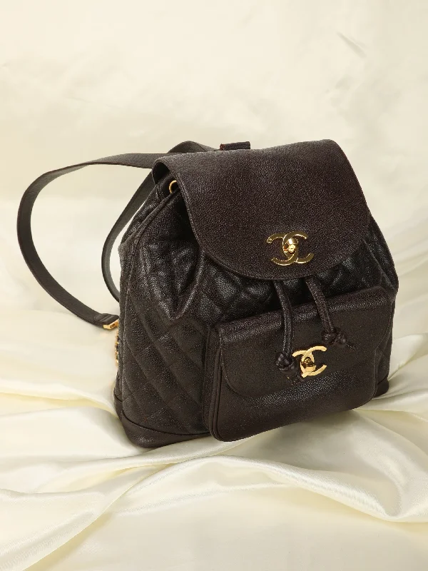 Extremely Rare Chanel Caviar Quilted Backpack