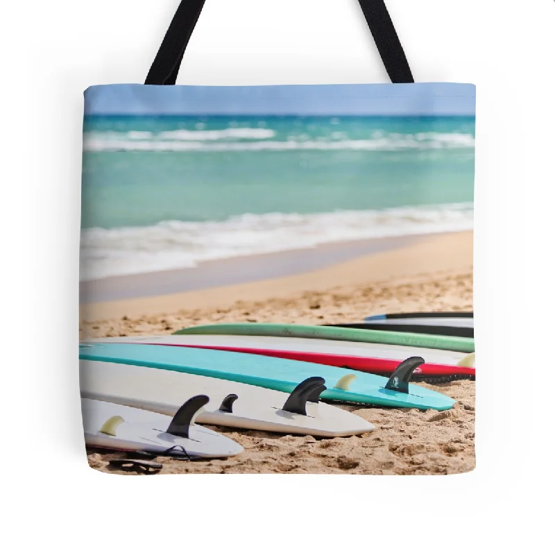 Ocean Blues & Boards Tote Bag