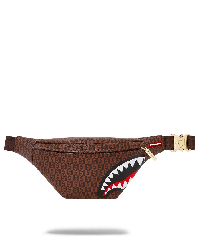 Sprayground Waist bag MONEY CHECKERED SAVVY CROSSBODY  Brown