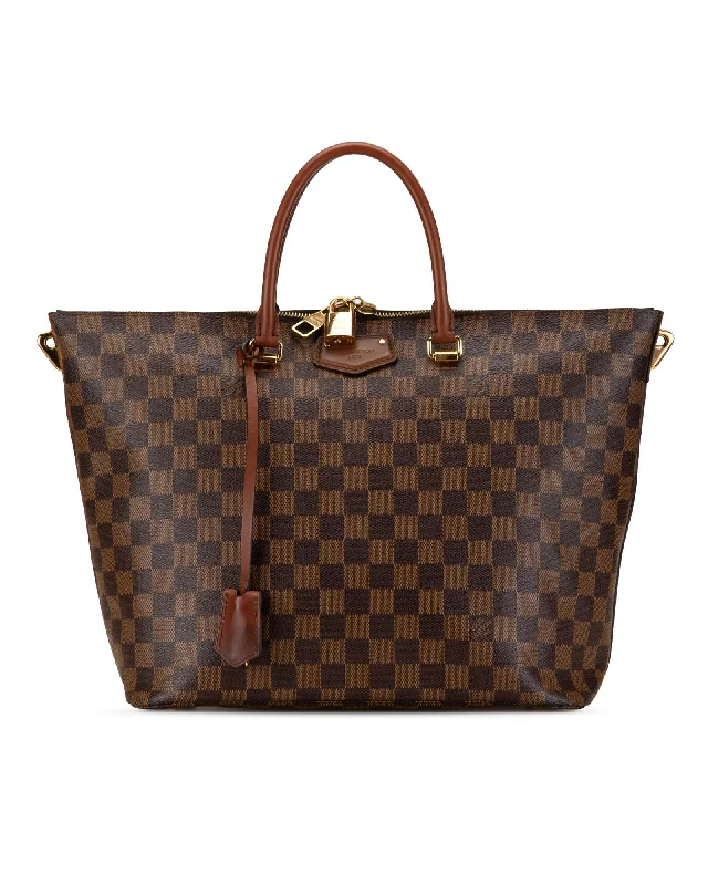 Louis Vuitton Lockme II Damier Ebene Canvas Tote