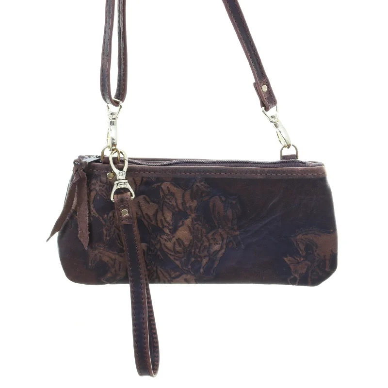 LC95 - Chocolate Wild Horses Little Clutch