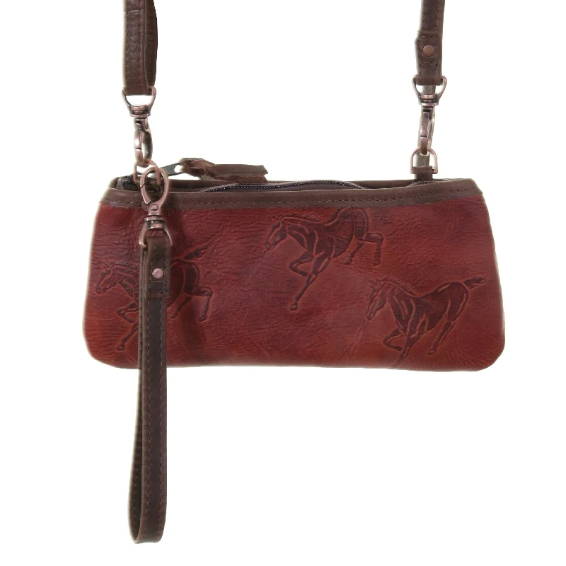 LC99 - Cognac Wild Horses Little Clutch