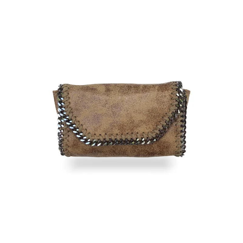 Mama Moto Clutch | Brown Blaze