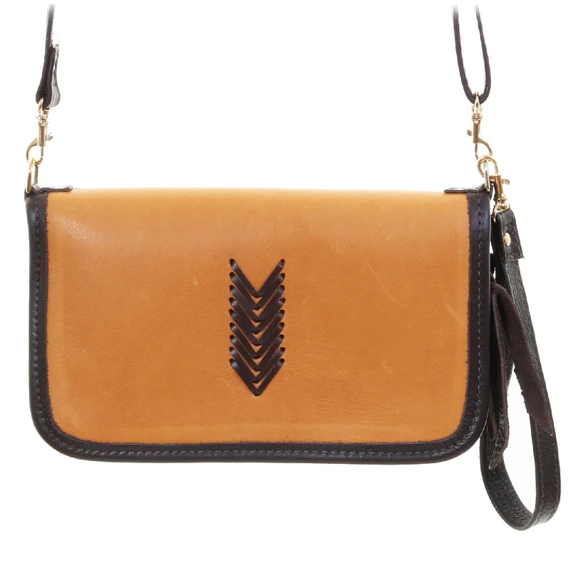 CO174 - Buckskin V Design Clutch Organizer