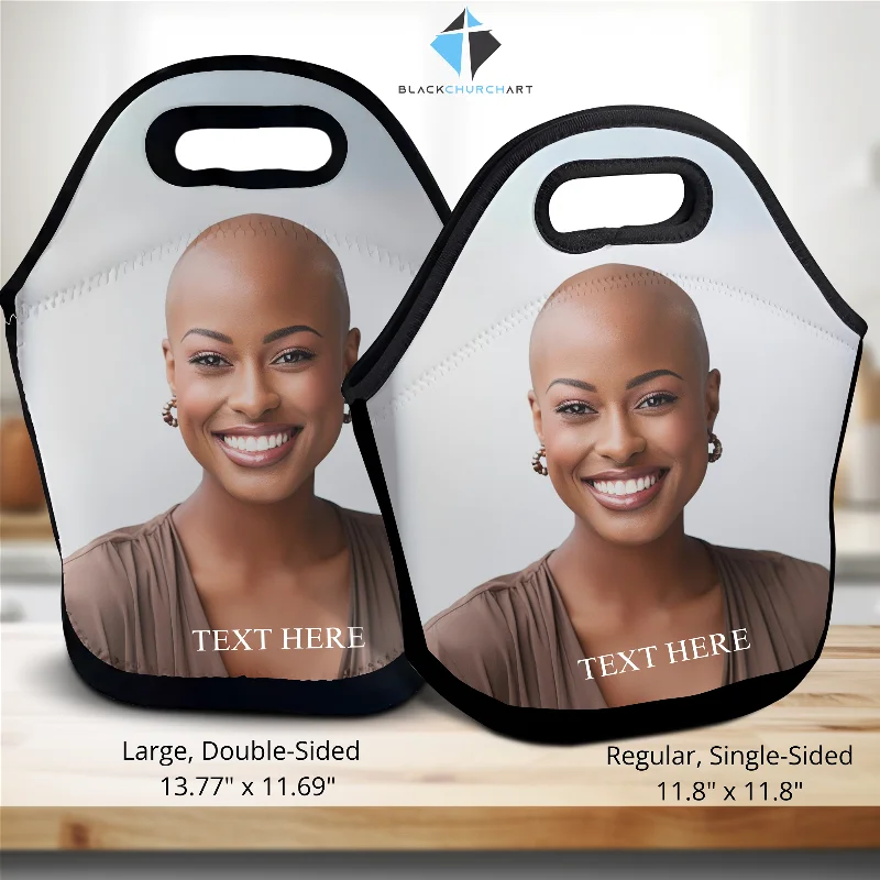 Bald and Beautiful Lunch Bag