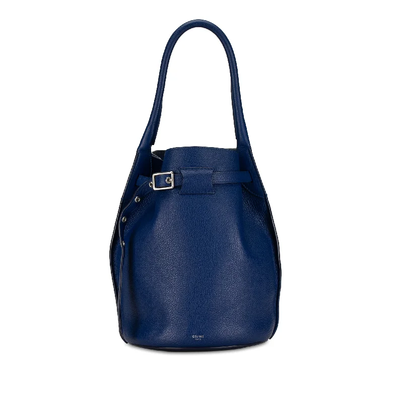 Blue Celine Big Bag Bucket