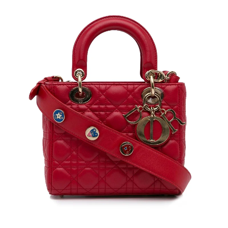 Dior Small Lambskin Cannage Lady Dior (SHG-ZSSZpd)