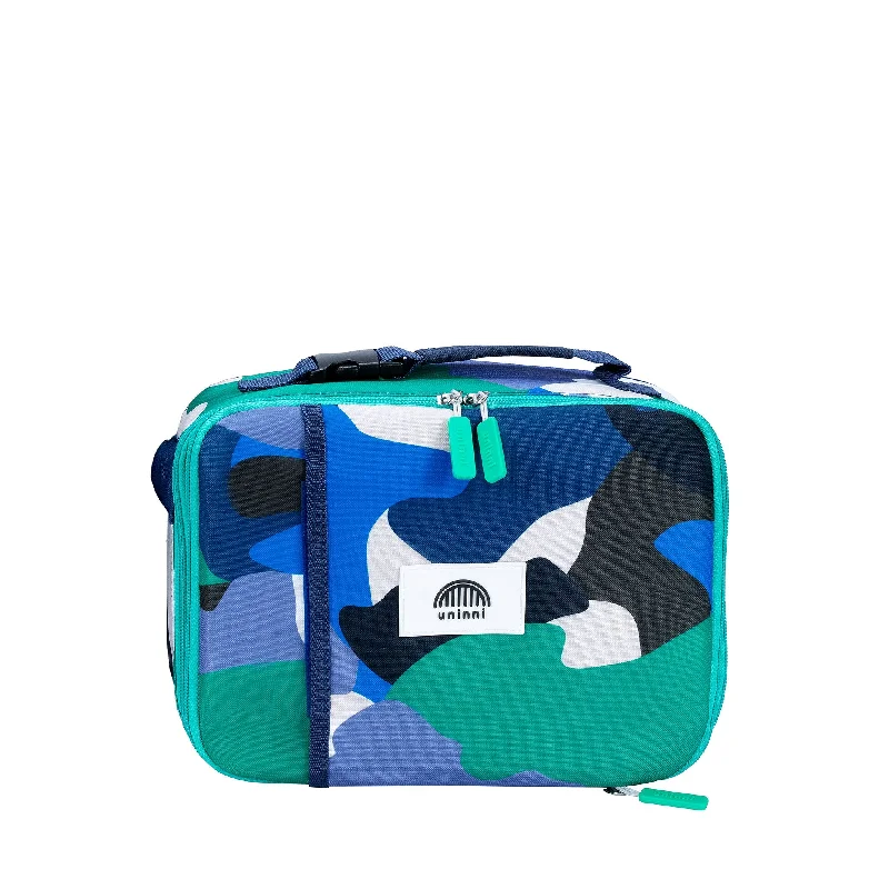 Ellis Lunch Bag - Camo Kid Blue/ Green