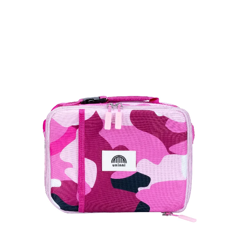 Ellis Lunch Bag - Camo Kid Fuchsia