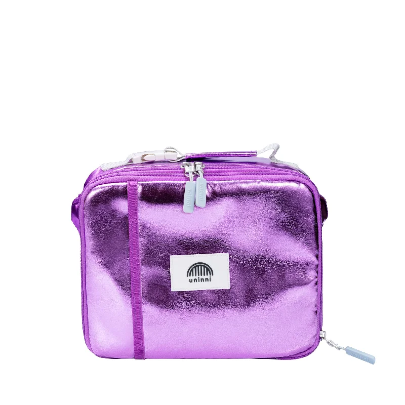 Ellis Lunch Bag - Metallic Lavender