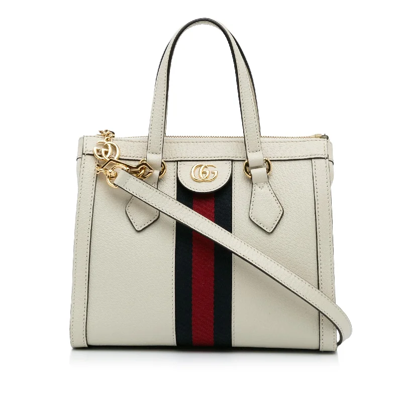 Gucci Small Ophidia Leather Satchel (SHG-LO2z7q)