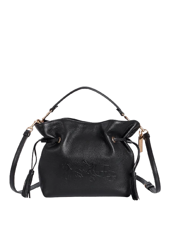 LEATHER BUCKET BAG