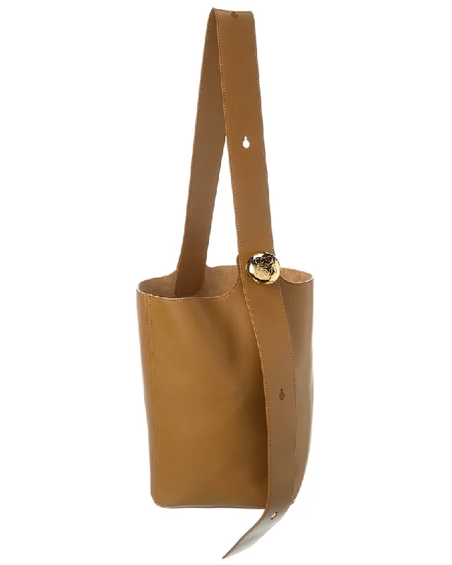 Loewe Pebble Medium Leather Bucket Bag