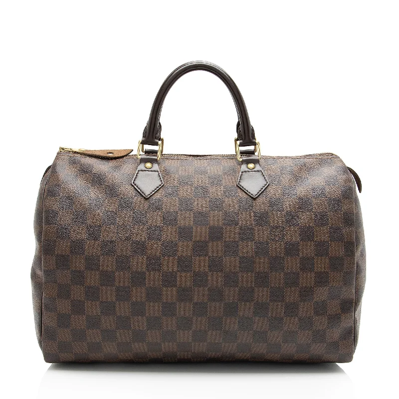 Louis Vuitton Damier Ebene Speedy 35 Satchel (SHF-SpcrgG)