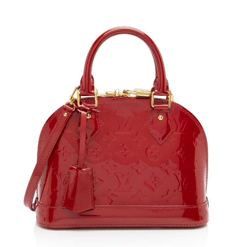 Louis Vuitton Monogram Vernis Alma BB Satchel (SHF-vVmwfj)