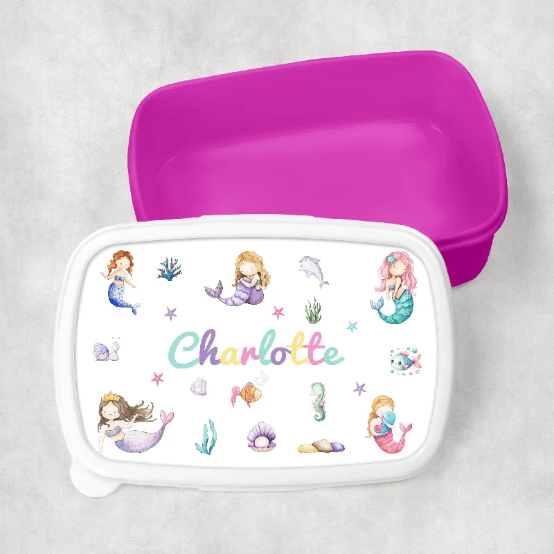 Pesonalised Girls School, Nursery Snack Lunch Box