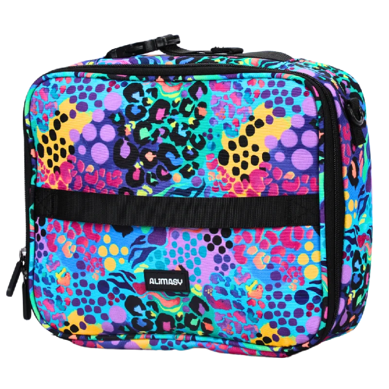 Small Insulated Lunch Bag Electric Leopard