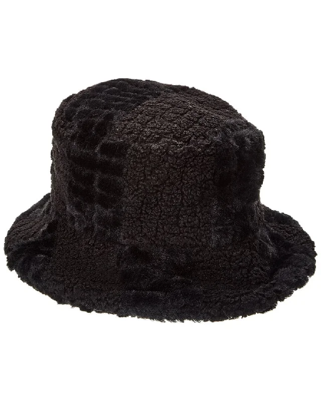 Surell Accessories Textured Bucket Hat